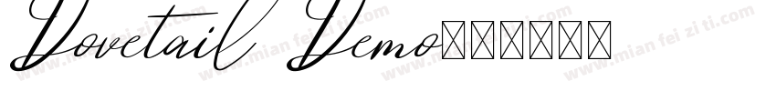 Dovetail Demo字体转换